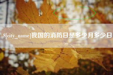 长兴我国的消防日是多少月多少日