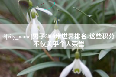长兴男子5000米世界排名-这些积分不仅关乎个人荣誉