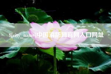 长兴中国消防网官网入口网址
