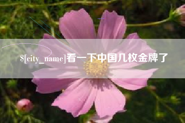 长兴看一下中国几枚金牌了