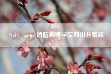 长兴消防救援学院四川分数线