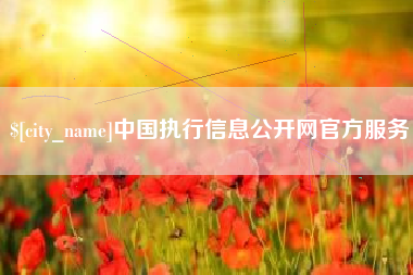 长兴中国执行信息公开网官方服务