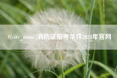长兴消防证报考条件2024年官网