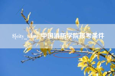 长兴中国消防学院报考条件