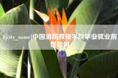 长兴中国消防救援学院毕业就业前景如何