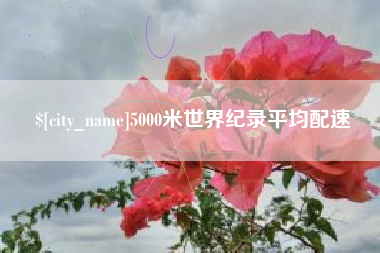 长兴5000米世界纪录平均配速