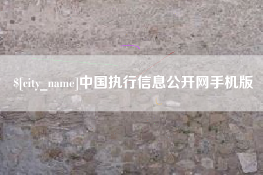 长兴中国执行信息公开网手机版