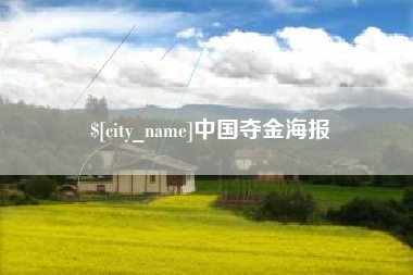 长兴中国夺金海报