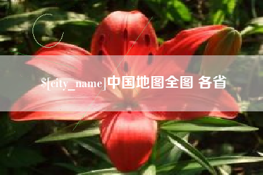 长兴中国地图全图 各省