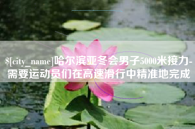 长兴哈尔滨亚冬会男子5000米接力-需要运动员们在高速滑行中精准地完成