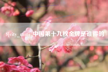 长兴中国第十九枚金牌是谁得的
