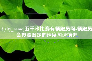 长兴五千米比赛有领跑员吗-领跑员会按照既定的速度匀速前进