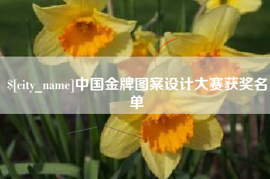 长兴中国金牌图案设计大赛获奖名单