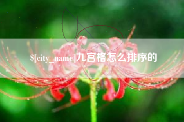 长兴九宫格怎么排序的