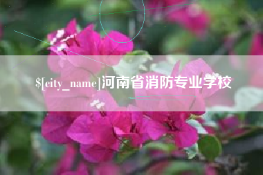 长兴河南省消防专业学校