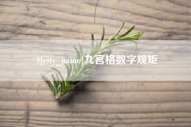 长兴九宫格数字规矩